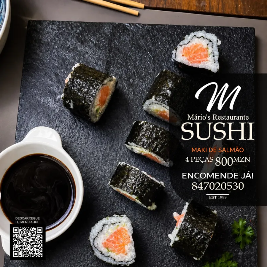 Maki de salmão