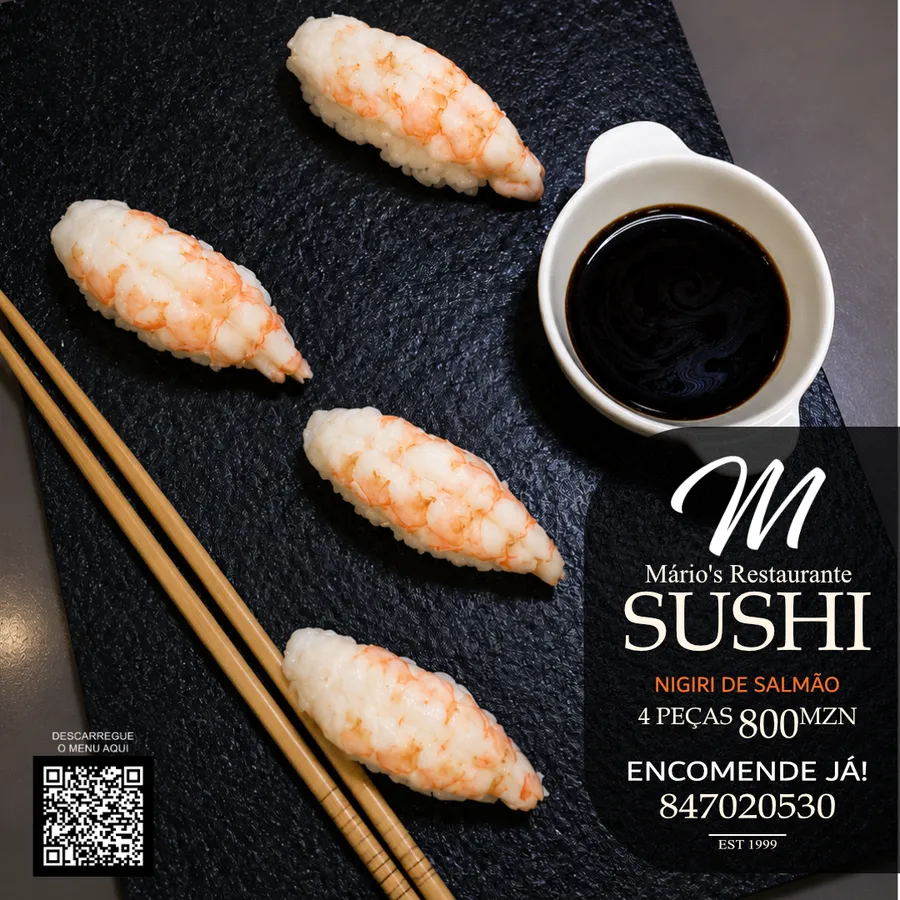 Nigiri de camarão